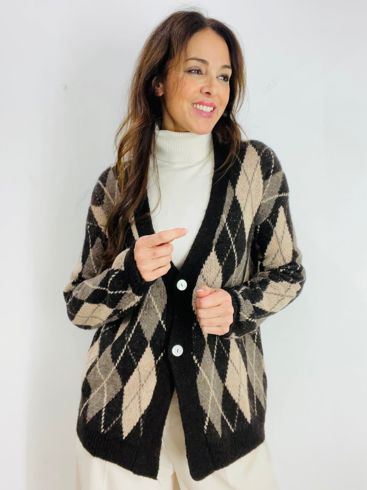 CARDIGAN ROMBI